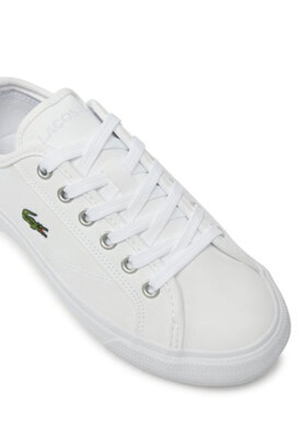 Lacoste Sneakersy Backcourt 224 2 Cuj 748CUJ000121G Biały. Kolor: biały. Materiał: skóra