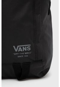 Vans plecak kolor czarny duży gładki. Kolor: czarny. Wzór: gładki #3