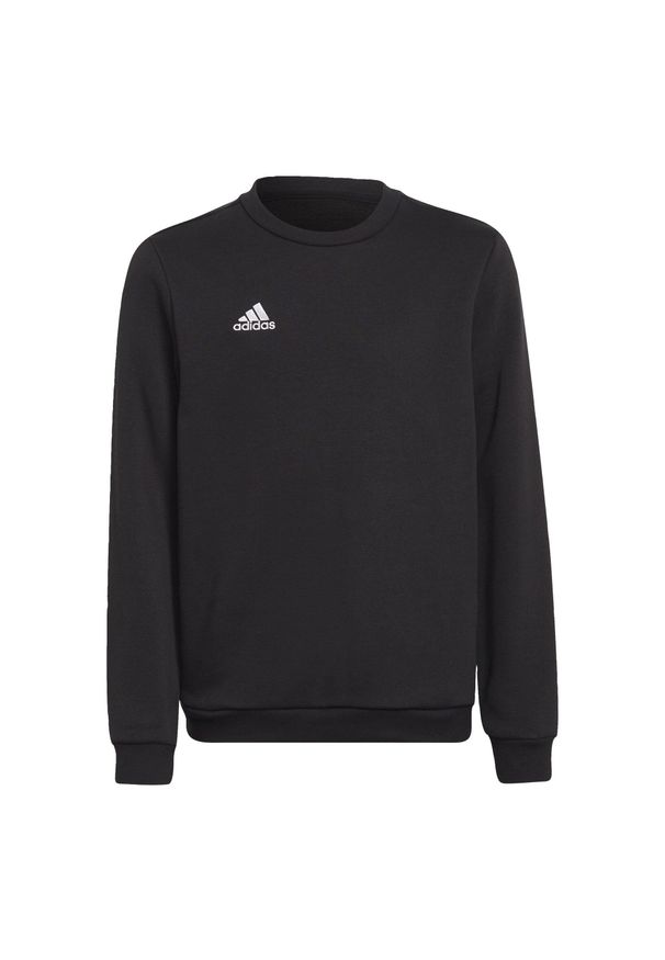 Adidas - Entrada 22 Sweat Top. Kolor: czarny. Materiał: materiał. Sport: piłka nożna