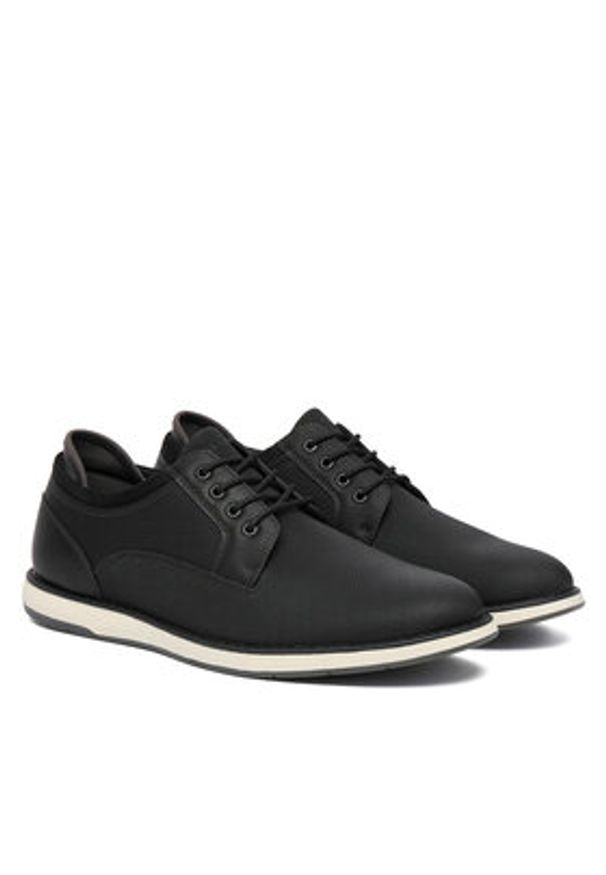 Aldo Półbuty Luca 13386639 Czarny. Kolor: czarny. Materiał: skóra