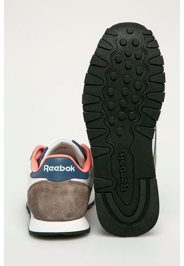 Reebok Classic - Buty dziecięce Cl Lthr. Nosek buta: okrągły. Zapięcie: sznurówki. Materiał: guma. Model: Reebok Classic