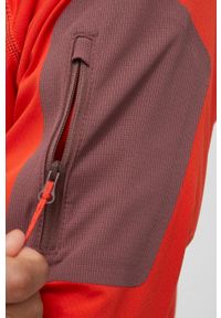 columbia - Columbia kurtka outdoorowa Tall Heights kolor czerwony przejściowa. Kolor: czerwony. Materiał: tkanina, materiał, softshell. Długość rękawa: raglanowy rękaw. Długość: długie #6