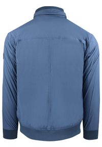 Niebieska Męska Kurtka Przejściowa - Wiatrówka - Pako Jeans. Kolor: niebieski. Materiał: nylon, materiał. Sezon: wiosna, jesień #2