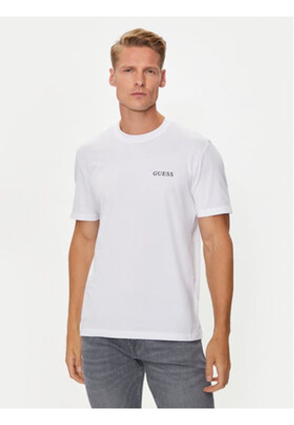 Guess Komplet t-shirtów U4YG52 KCAM1 Biały Regular Fit. Kolor: biały. Materiał: bawełna