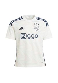 Adidas - Ajax Amsterdam 23/24 Away Jersey Juniors'. Kolor: biały. Materiał: jersey #1