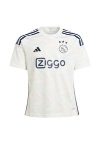 Adidas - Ajax Amsterdam 23/24 Away Jersey Juniors'. Kolor: biały. Materiał: jersey