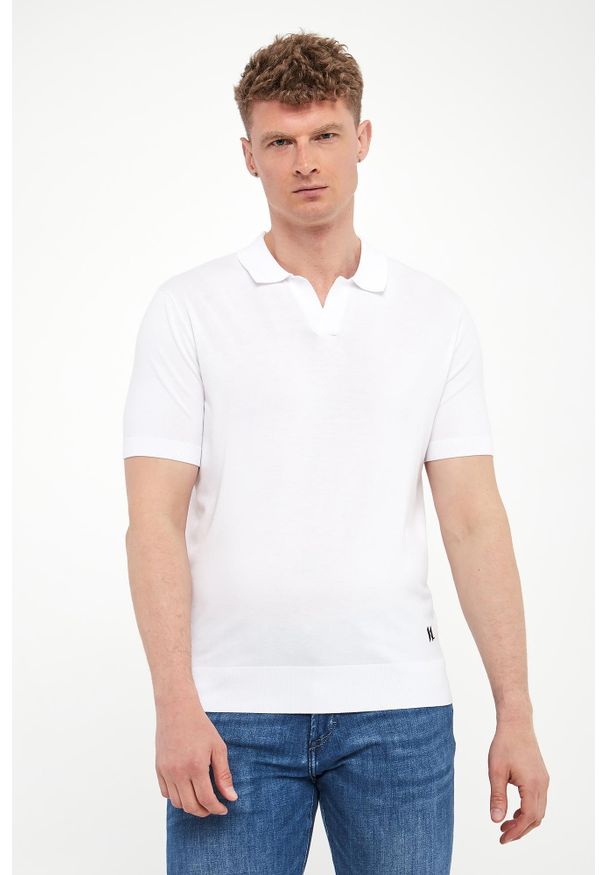 Karl Lagerfeld - Polo męskie KARL LAGERFELD. Typ kołnierza: polo