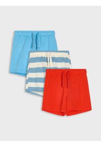 Sinsay - Szorty dresowe 3 pack - szary. Kolor: szary. Materiał: dresówka #1