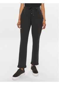 Liu Jo Sport Spodnie dresowe TA4172 FS090 Czarny Regular Fit. Kolor: czarny. Materiał: bawełna