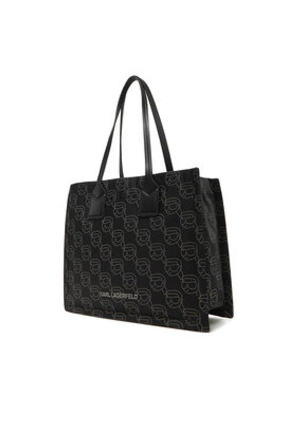 Karl Lagerfeld - KARL LAGERFELD Torebka A1W30131 Czarny. Kolor: czarny. Materiał: skórzane