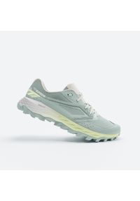 KIPRUN - Buty do biegania w terenie damskie Kiprun XT8. Kolor: żółty, wielokolorowy, zielony. Materiał: materiał, kauczuk