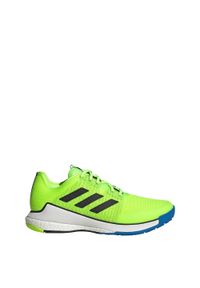 Buty do siatkówki dla dorosłych Adidas Crazyflight Shoes. Kolor: czarny, żółty, wielokolorowy, niebieski. Materiał: materiał. Sport: siatkówka