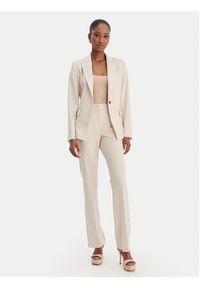 Marella Chinosy Trofeo 2615131081 Écru Slim Fit. Materiał: syntetyk #5