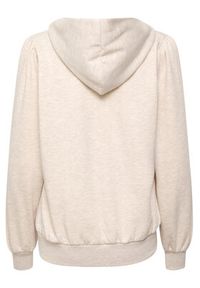 Kaffe Bluza Sonna 10507685 Beżowy Regular Fit. Kolor: beżowy. Materiał: bawełna, syntetyk #5