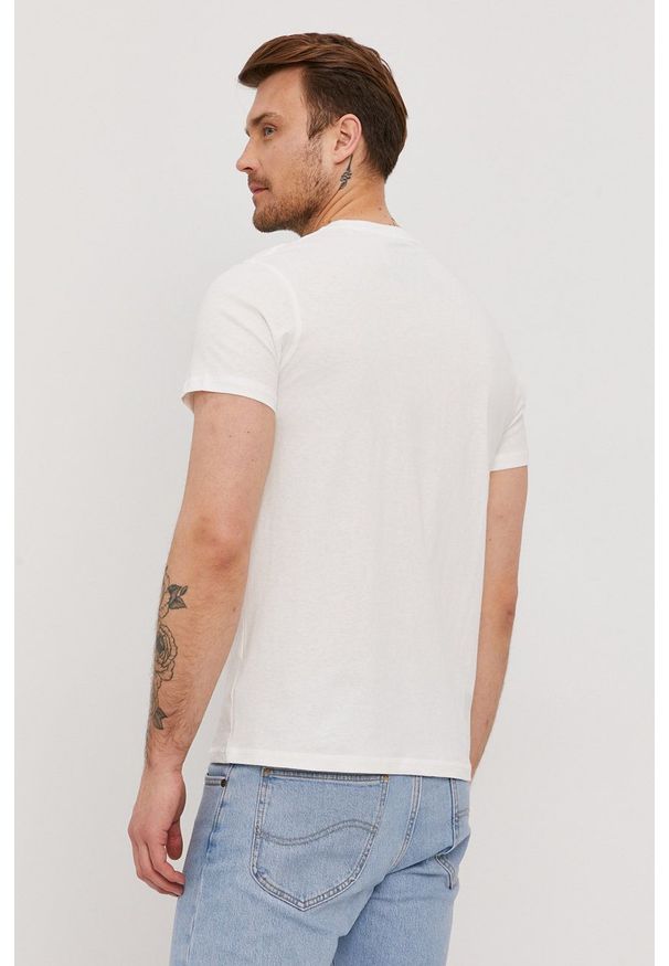 Pepe Jeans - T-shirt Mac. Okazja: na co dzień. Kolor: biały. Wzór: nadruk. Styl: casual