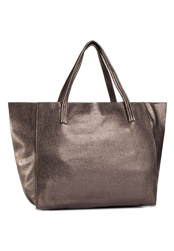 Torebka Kurt Geiger Violet Horizontal Tote 583164109 Gunmetal. Kolor: brązowy. Materiał: skórzane