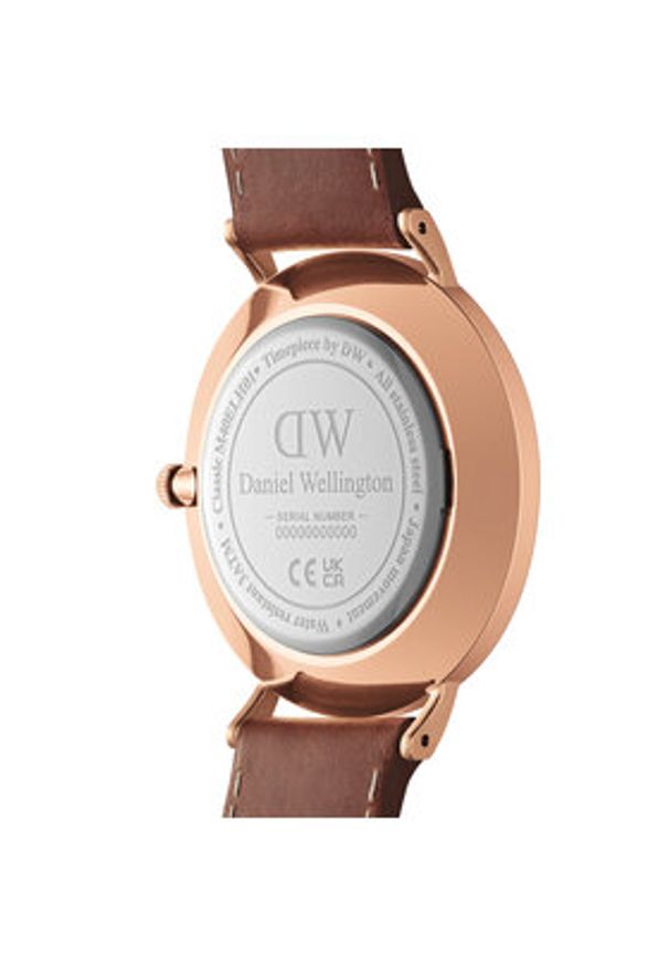Daniel Wellington Zegarek Classic Multi-Eye St Maves Amber DW00100707 Brązowy. Kolor: brązowy