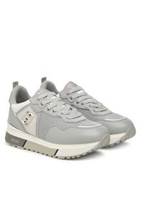 Liu Jo Sneakersy Maxi Wonder 01 BF5009 PX685 Szary. Kolor: szary. Materiał: skóra