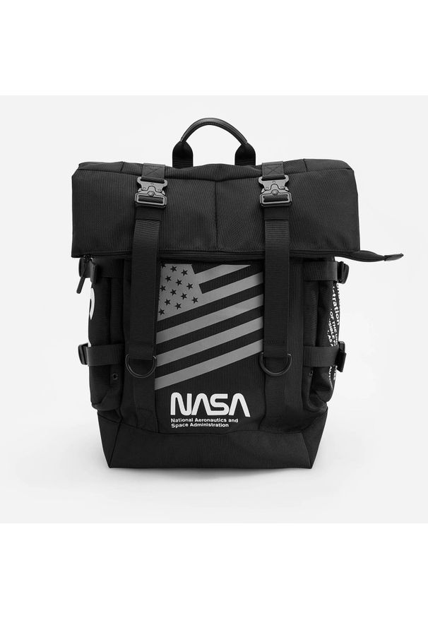 Reserved - Plecak NASA - Czarny. Kolor: czarny