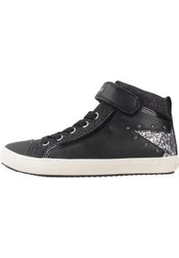 Geox - Buty GEOX J KALISPERA GIRL M Czarny. Kolor: czarny. Materiał: syntetyk, tkanina. Sport: turystyka piesza