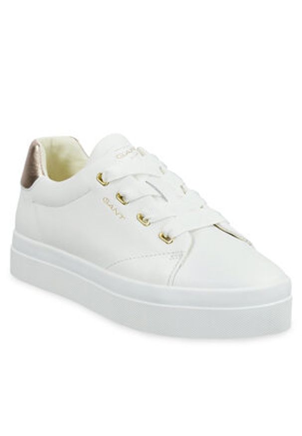 GANT - Gant Sneakersy 32531170 Biały. Kolor: biały. Materiał: skóra
