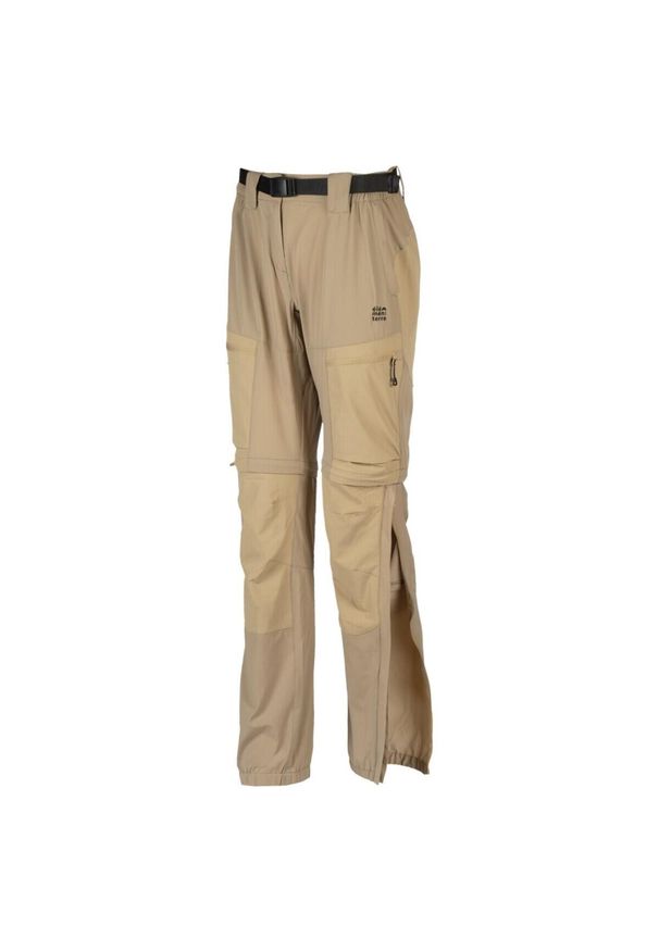 ELEMENTERRE - Damskie spodnie modułowe Élémenterre Kavaka. Kolor: beżowy. Sezon: lato. Sport: turystyka piesza