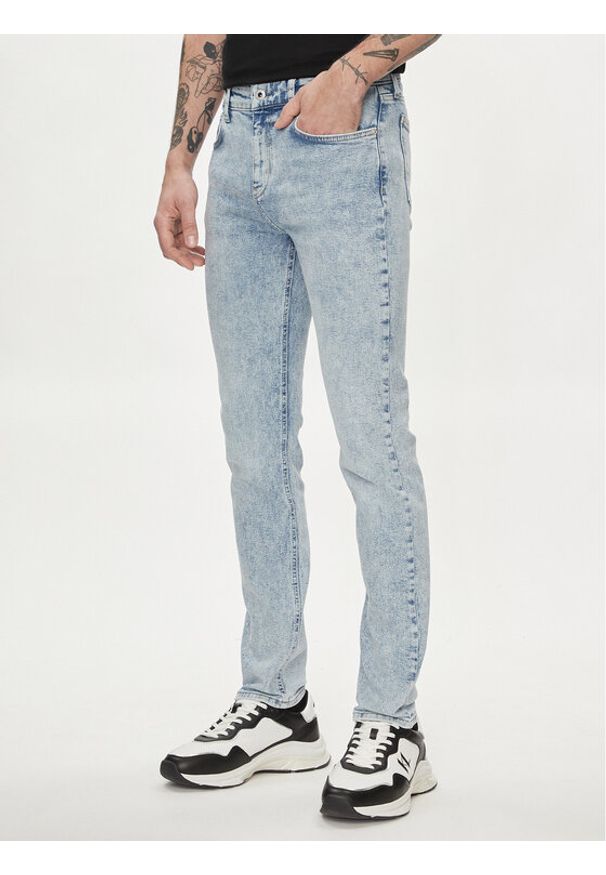 Karl Lagerfeld Jeans Jeansy 241D1100 Niebieski Skinny Fit. Kolor: niebieski