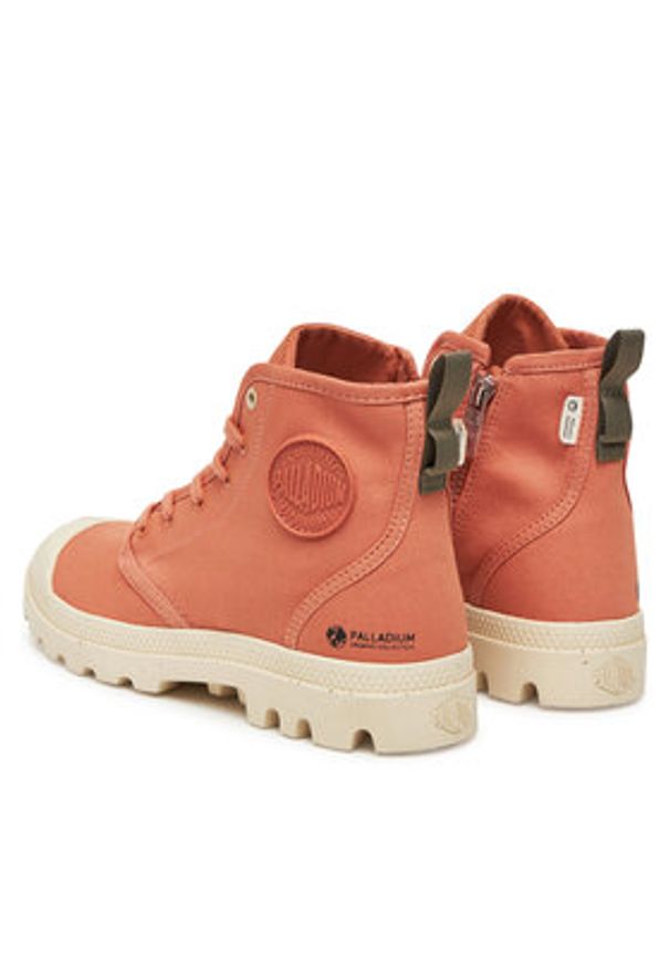 Palladium Trapery Pampa Hi Zip Organic 79101-666-M Pomarańczowy. Kolor: pomarańczowy. Materiał: materiał
