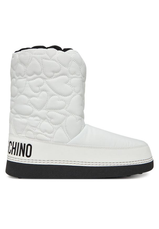 Love Moschino - LOVE MOSCHINO Śniegowce JA24202G1NISE10A Biały. Kolor: biały. Materiał: materiał