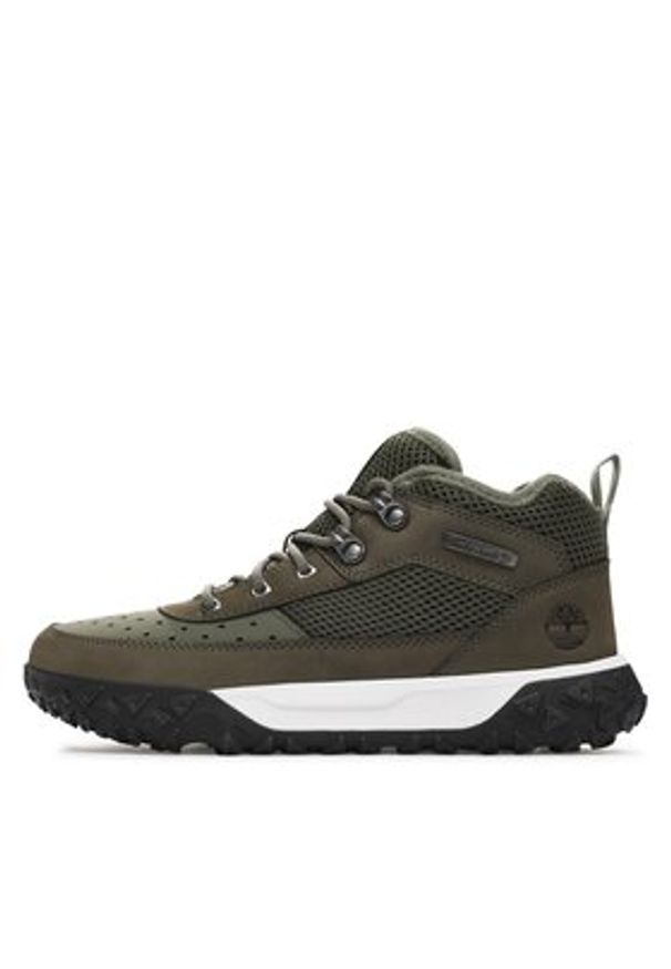 Timberland Trzewiki Gs Motion 6 Lthr Super Ox TB0A67RMA581 Zielony. Kolor: zielony. Materiał: skóra