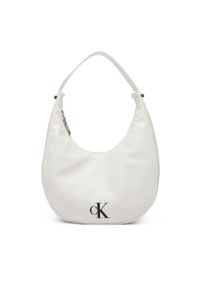 Calvin Klein Torebka Buckle Small Bag LV04F3513G Biały. Kolor: biały. Materiał: skórzane #1
