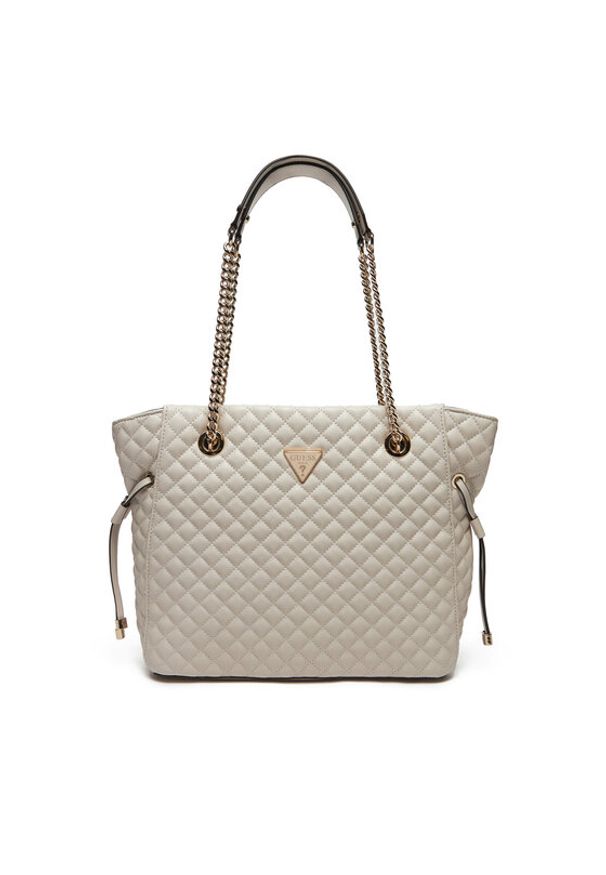 Guess Torebka HWEQG9 54122 Écru. Materiał: skórzane