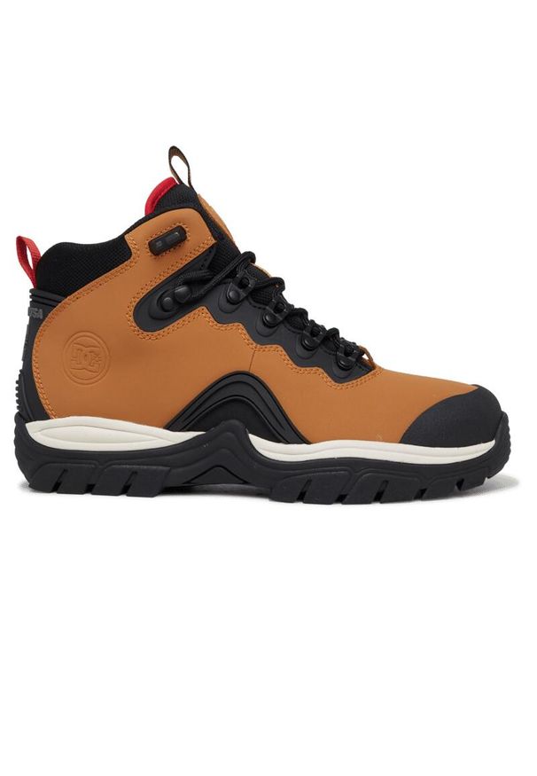 DC Shoes Navigator Leather Lace Winter, Brązowy. Okazja: na co dzień. Kolor: brązowy. Materiał: skóra, koronka. Sezon: zima. Sport: skateboard
