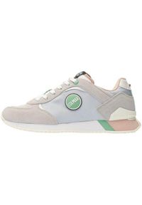 Buty do chodzenia damskie Colmar Travis Plus. Zapięcie: sznurówki. Kolor: wielokolorowy, szary. Materiał: guma, skóra, tkanina, zamsz, materiał, syntetyk. Szerokość cholewki: normalna. Sport: turystyka piesza