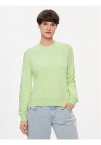 Calvin Klein Jeans Bluza Embro Badge J20J223085 Żółty Regular Fit. Kolor: żółty. Materiał: bawełna