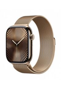 APPLE - Apple Watch Series 10 OLED 46 mm Cyfrowy 416 x 496 px Ekran dotykowy 4G Złoto Wi-Fi GPS. Rodzaj zegarka: cyfrowe. Kolor: złoty