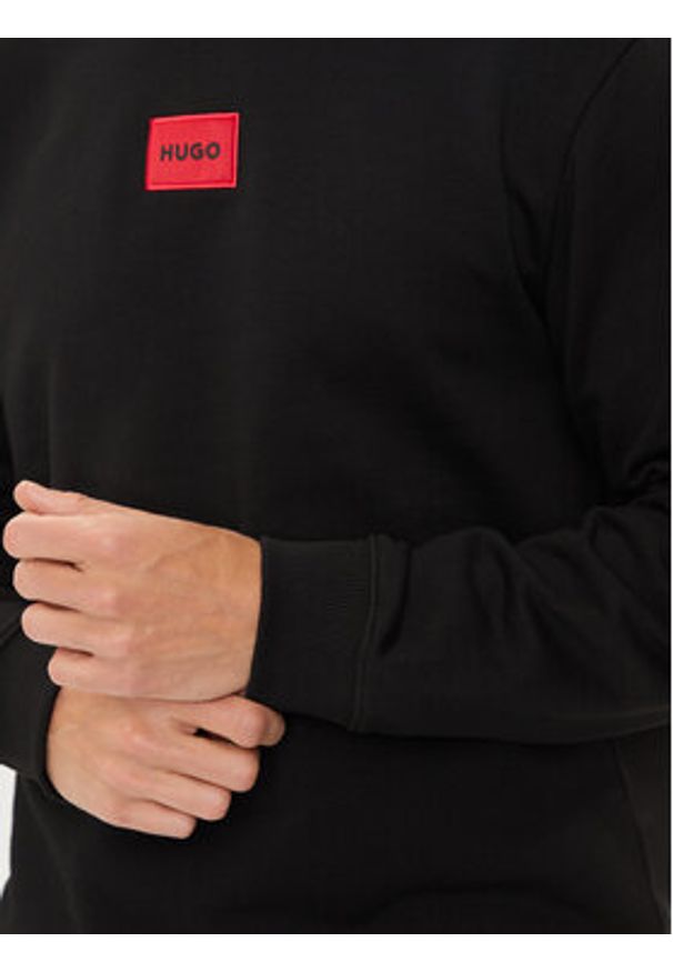 Hugo Bluza Diragol212 50447964 Czarny Regular Fit. Kolor: czarny. Materiał: bawełna