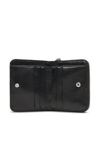 Calvin Klein Portfel Quilted Flap Zip Around LV04F1124G Czarny. Kolor: czarny. Materiał: skóra #4