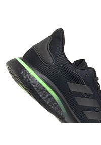 Adidas - Buty biegowe adidas Supernova M FW8821 czarne. Kolor: czarny. Materiał: guma, materiał. Szerokość cholewki: normalna. Sezon: jesień. Sport: bieganie