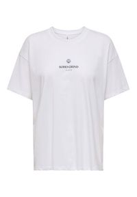 only - ONLY T-Shirt Vivvi 15346761 Biały Regular Fit. Kolor: biały. Materiał: bawełna #8