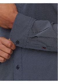 TOMMY HILFIGER - Tommy Hilfiger Koszula Mini Geo MW0MW25036 Granatowy Regular Fit. Kolor: niebieski. Materiał: bawełna #4