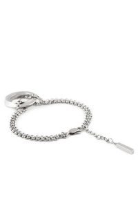 Calvin Klein Bransoletka 35000336 Srebrny. Materiał: metalowe. Kolor: srebrny #3