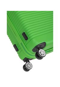 Ochnik - Komplet walizek na kółkach 19''/24''/28''. Kolor: zielony. Materiał: materiał, poliester, guma, kauczuk #5