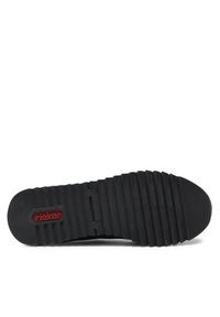 Rieker Sneakersy M3682-00 Czarny. Kolor: czarny. Materiał: nubuk, skóra