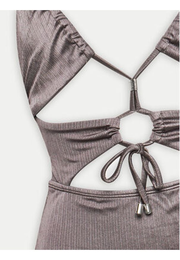 Hunkemöller Strój kąpielowy Luna 205637 Szary. Kolor: szary. Materiał: syntetyk