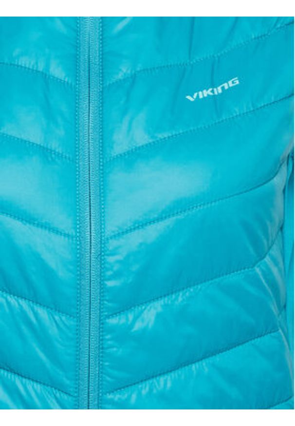 Viking Bezrękawnik Becky Pro Primaloft Lady 600/23/2331 Turkusowy Regular Fit. Kolor: turkusowy. Materiał: syntetyk. Długość rękawa: bez rękawów. Technologia: Primaloft