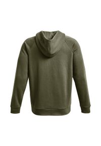 Under Armour - Bluza Rozpinana Męska Polar Rival. Kolor: zielony. Materiał: polar