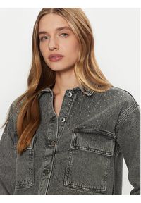 Vero Moda Kurtka jeansowa Ellas 10321886 Szary Regular Fit. Kolor: szary. Materiał: bawełna #8