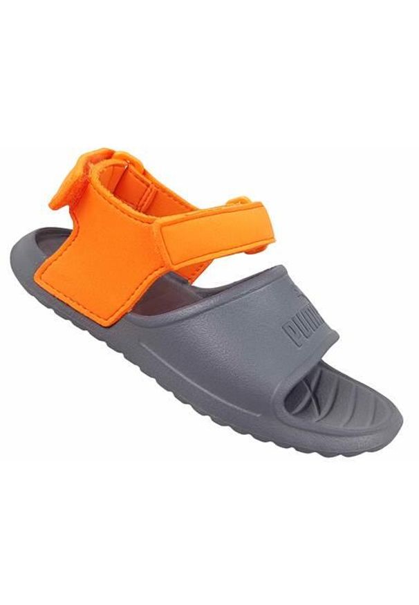 Buty do chodzenia niemowlęce Puma Divecat V2 Injex Inf. Zapięcie: rzepy. Kolor: pomarańczowy, żółty, wielokolorowy. Materiał: guma