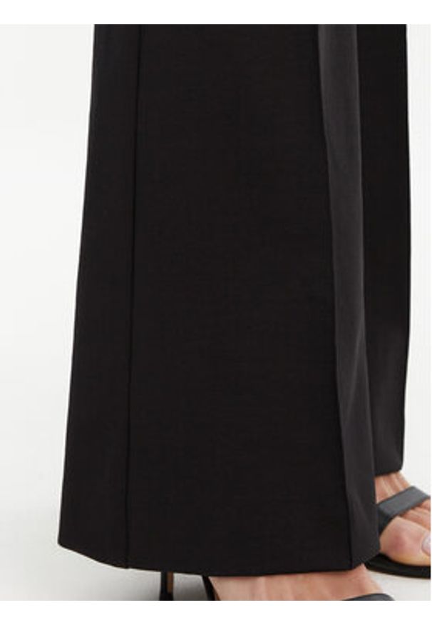 Fracomina Spodnie materiałowe FR25SVA006W51501 Czarny Flare Fit. Kolor: czarny. Materiał: syntetyk, bawełna